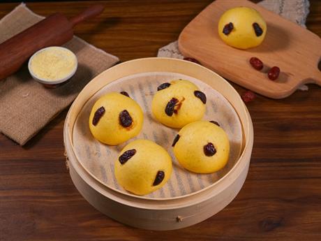 玉米豆沙包