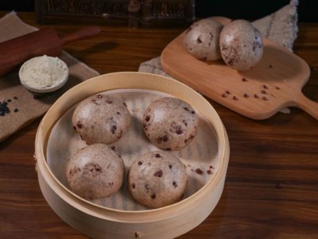 红豆粗粮豆沙包
